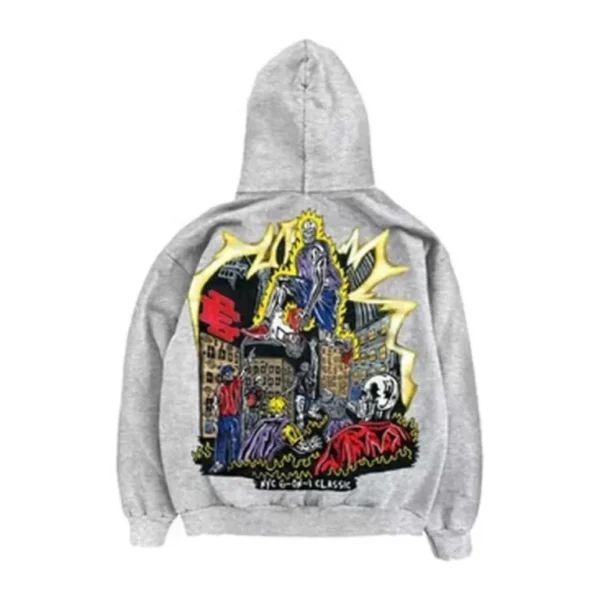 Warren Lotas Jump Shot Hoodie –Gray