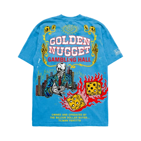 Warren Lotas Golden Nugget T-Shirt – Blue