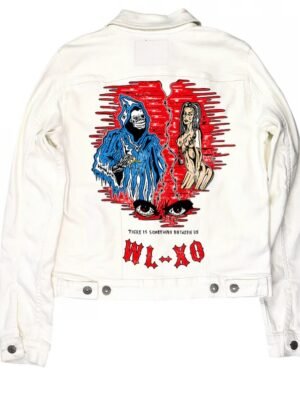 Warren Lotas Fear Denim Jacket White Men’s
