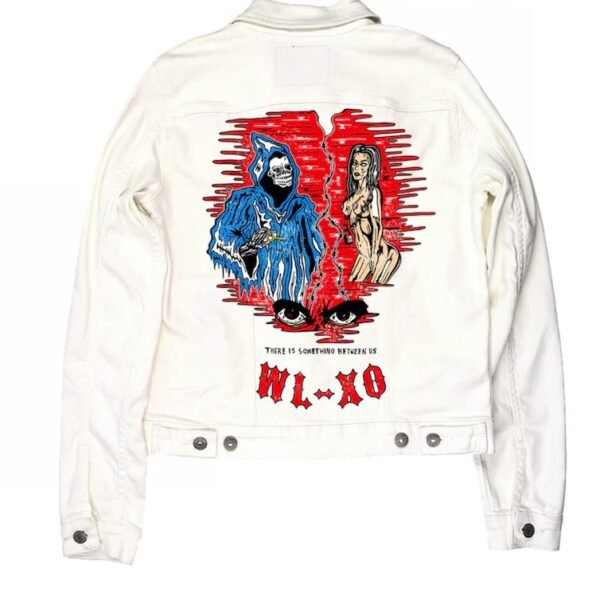Warren Lotas Fear Denim Jacket White Men’s