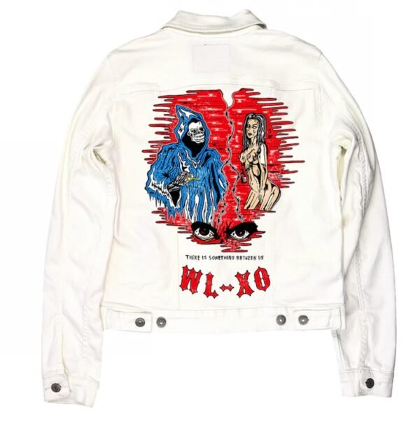 Warren Lotas Fear Denim Jacket White Men’s