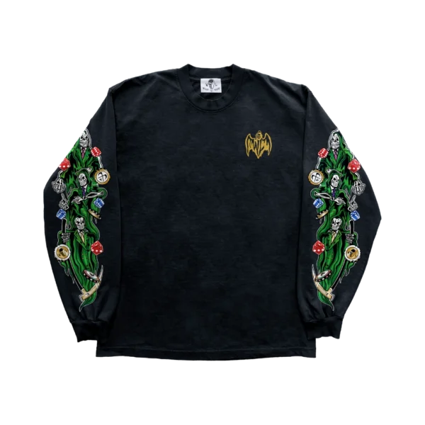 Warren Lotas Reapers Dice and Chips Long Sleeve Shirt – Black