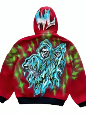 Warren Lotas Men’s WL Red Grim Hoodie