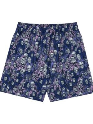 Warren Lotas Reaper Camo Mesh Shorts – Purple