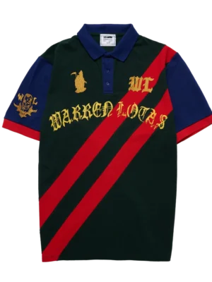Warren Lotas Reaper Academy Polo – Forest Green/Red/Navy