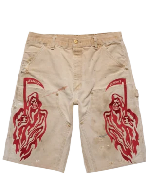 Warren Lotas Serenity Double Knee Shorts Cardinal