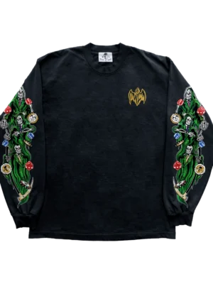 Warren Lotas Three Reapers Dice and Chips Long Sleeve Shirt – Black